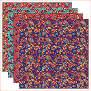 Paisley Indian Bandana Vinyl Pattern