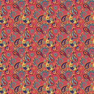 Paisley Indian Bandana Vinyl Pattern