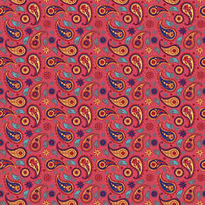 Paisley Indian Bandana Vinyl Pattern