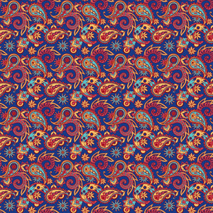 Paisley Indian Bandana Vinyl Pattern