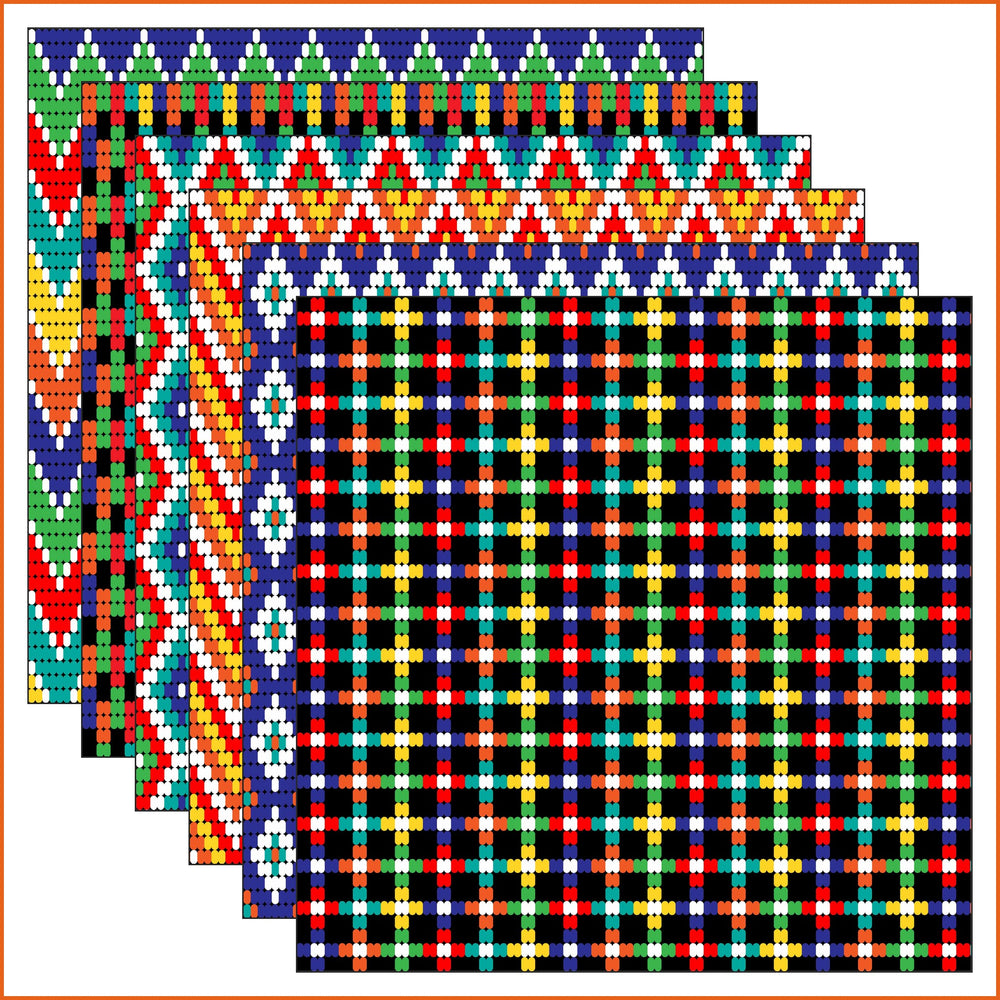 Tribal Beads Vinyl Pattern