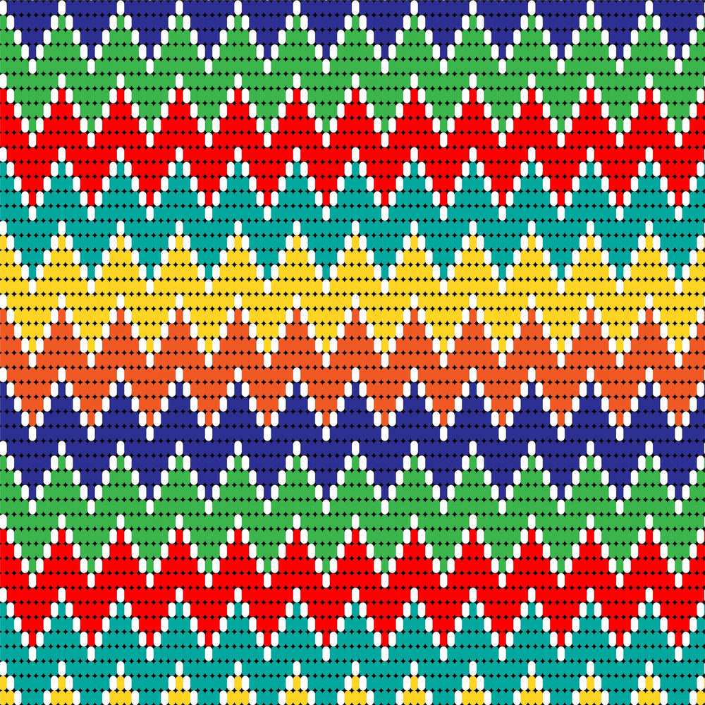 Tribal Beads Vinyl Pattern