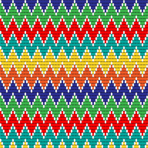 Tribal Beads Vinyl Pattern