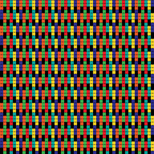 Tribal Beads Vinyl Pattern