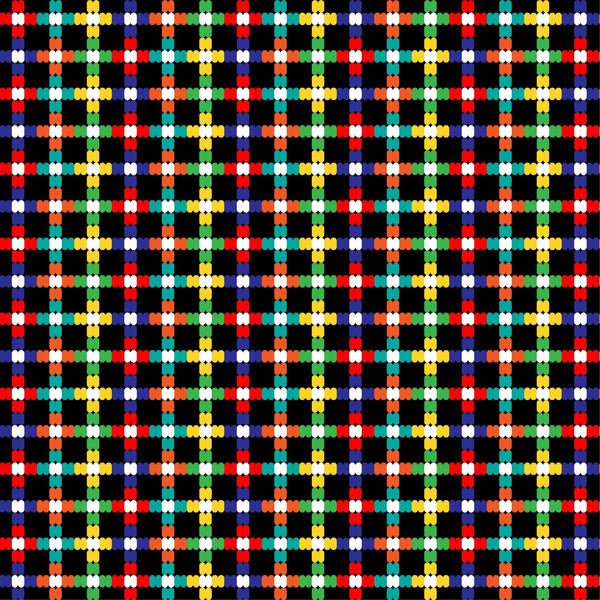 Tribal Beads Vinyl Pattern
