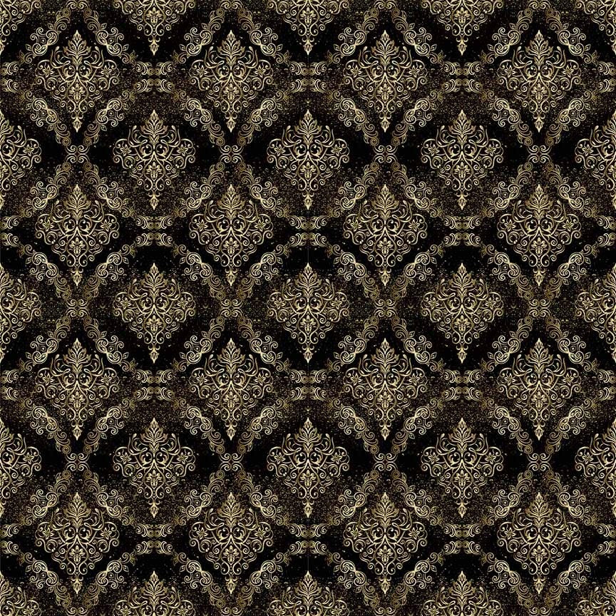 Victorian Damask Vinyl Pattern