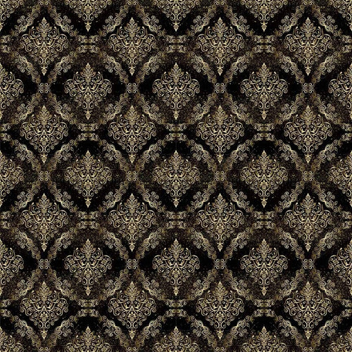 Victorian Damask Vinyl Pattern