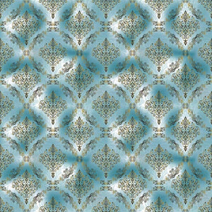 Victorian Damask Vinyl Pattern