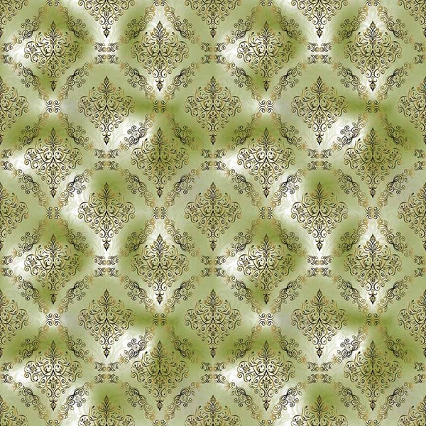 Victorian Damask Vinyl Pattern