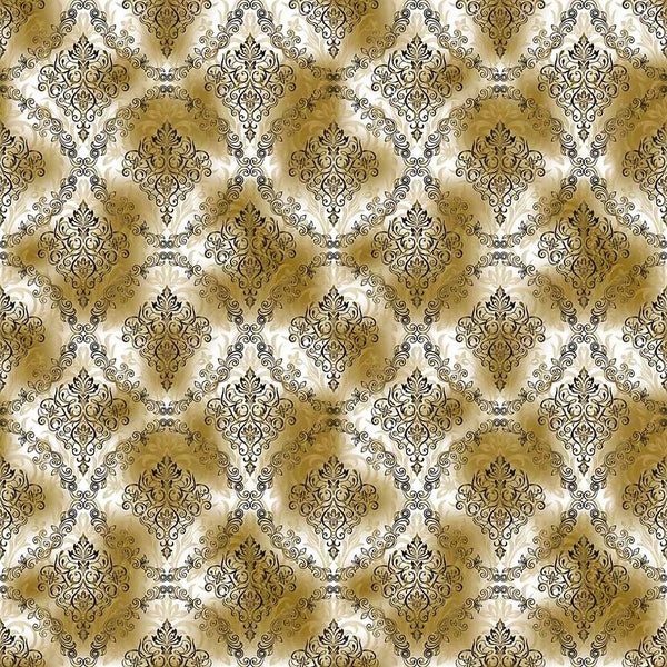 Victorian Damask Vinyl Pattern