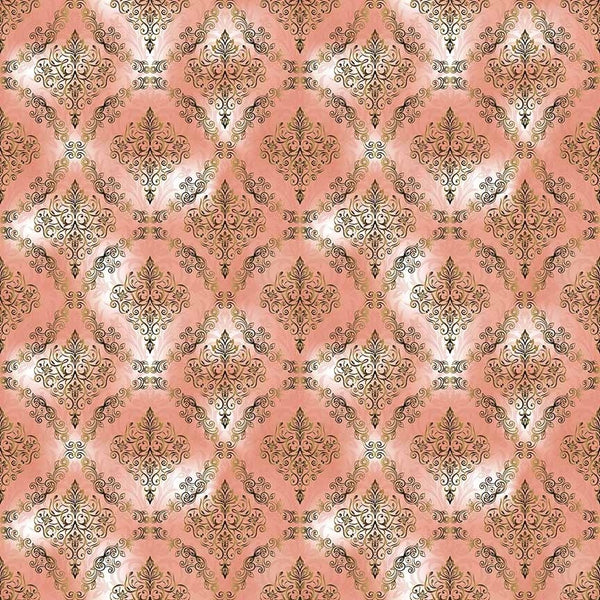 Victorian Damask Vinyl Pattern