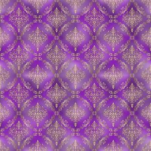 Victorian Damask Vinyl Pattern