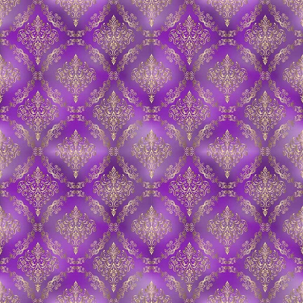Victorian Damask Vinyl Pattern