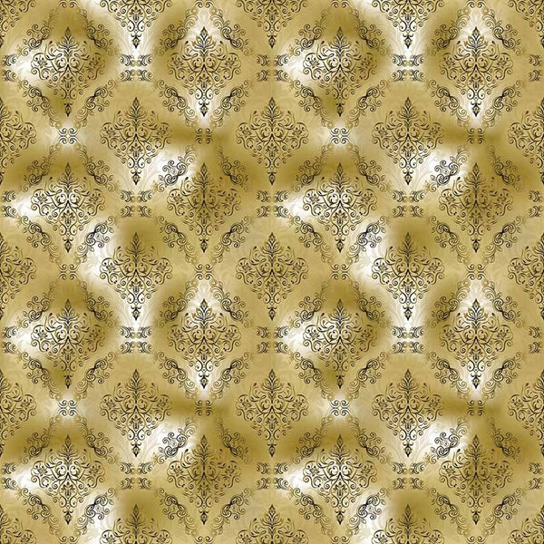 Victorian Damask Vinyl Pattern