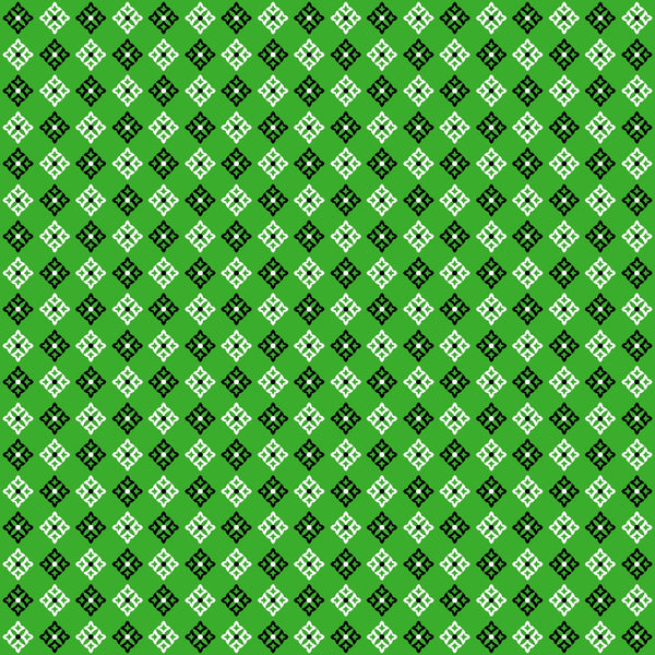 Green Bandana Vinyl Pattern