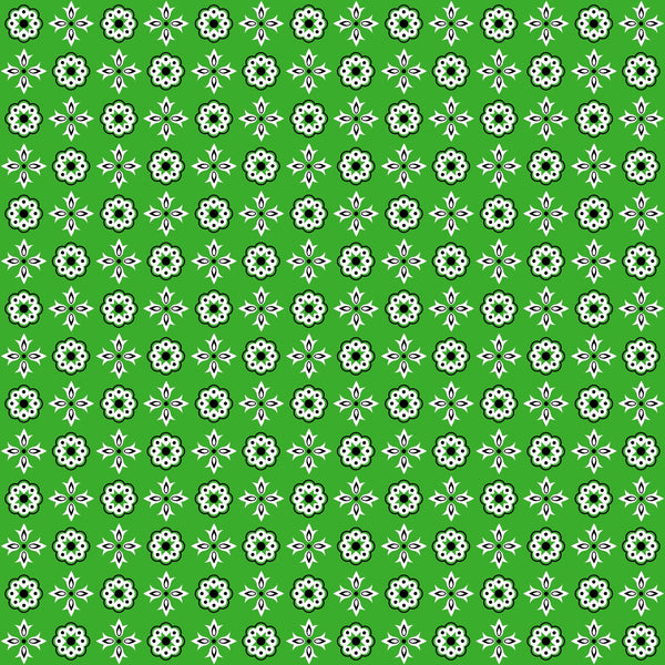 Green Bandana Vinyl Pattern