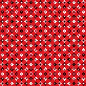 Red Bandana Vinyl Pattern