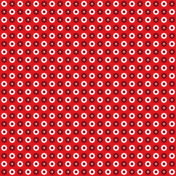 Red Bandana Vinyl Pattern