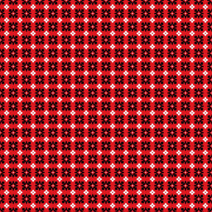 Red Bandana Vinyl Pattern