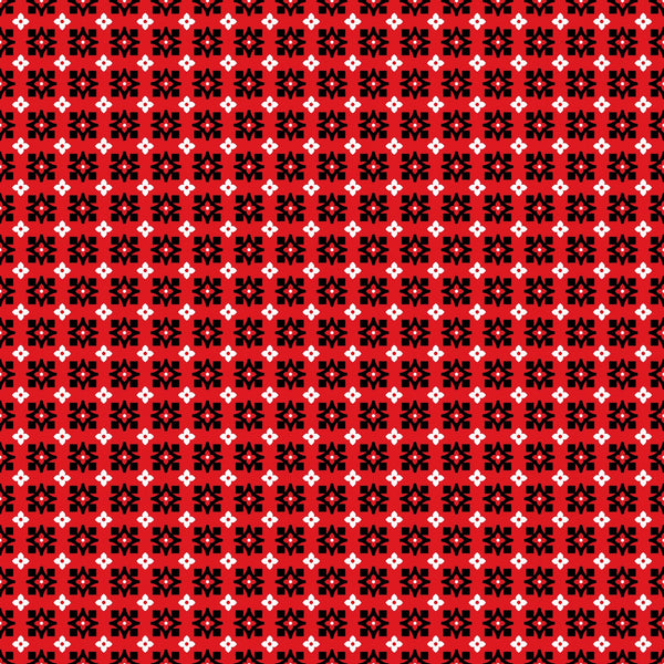 Red Bandana Vinyl Pattern