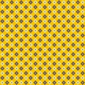 Yellow Bandana Vinyl Pattern