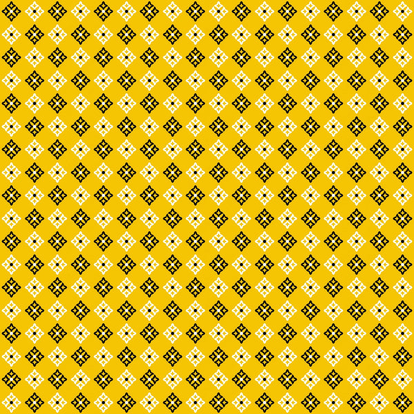 Yellow Bandana Vinyl Pattern