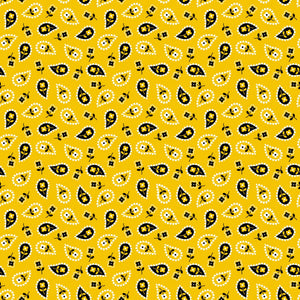 Yellow Bandana Vinyl Pattern