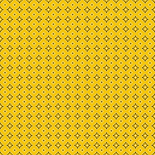 Yellow Bandana Vinyl Pattern