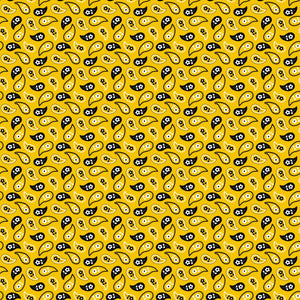 Yellow Bandana Vinyl Pattern