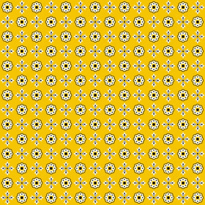 Yellow Bandana Vinyl Pattern