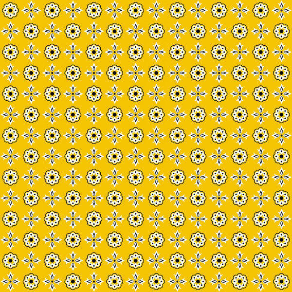 Yellow Bandana Vinyl Pattern