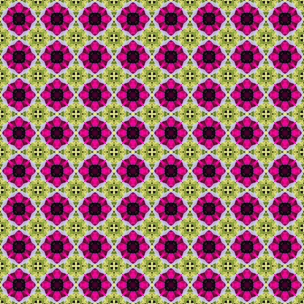 Abstract Flower Vinyl Pattern