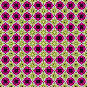 Abstract Flower Vinyl Pattern