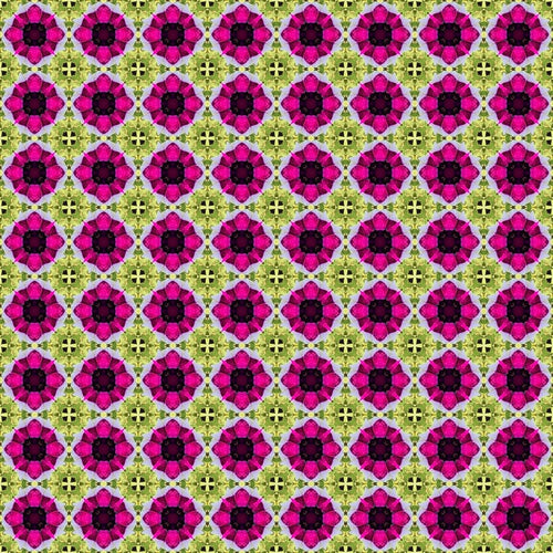 Abstract Flower Vinyl Pattern