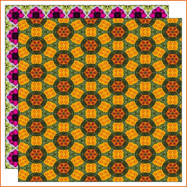Abstract Flower Vinyl Pattern