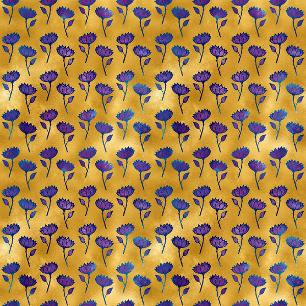 Galaxy Floral Vinyl Pattern