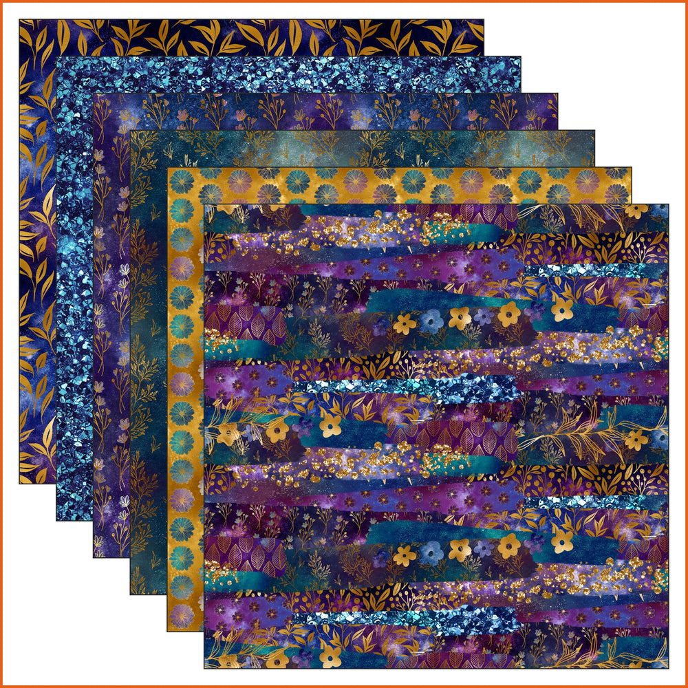 Galaxy Floral Vinyl Pattern