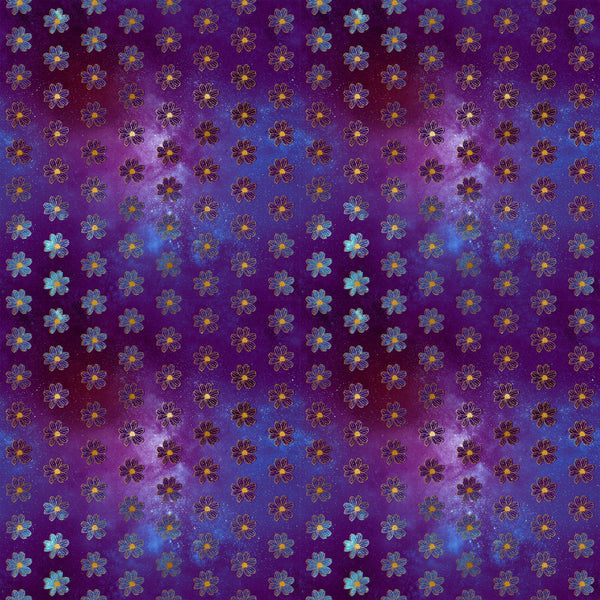 Galaxy Floral Vinyl Pattern