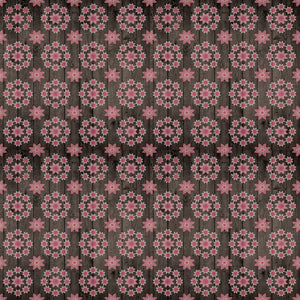 Wood Floral Vinyl Pattern