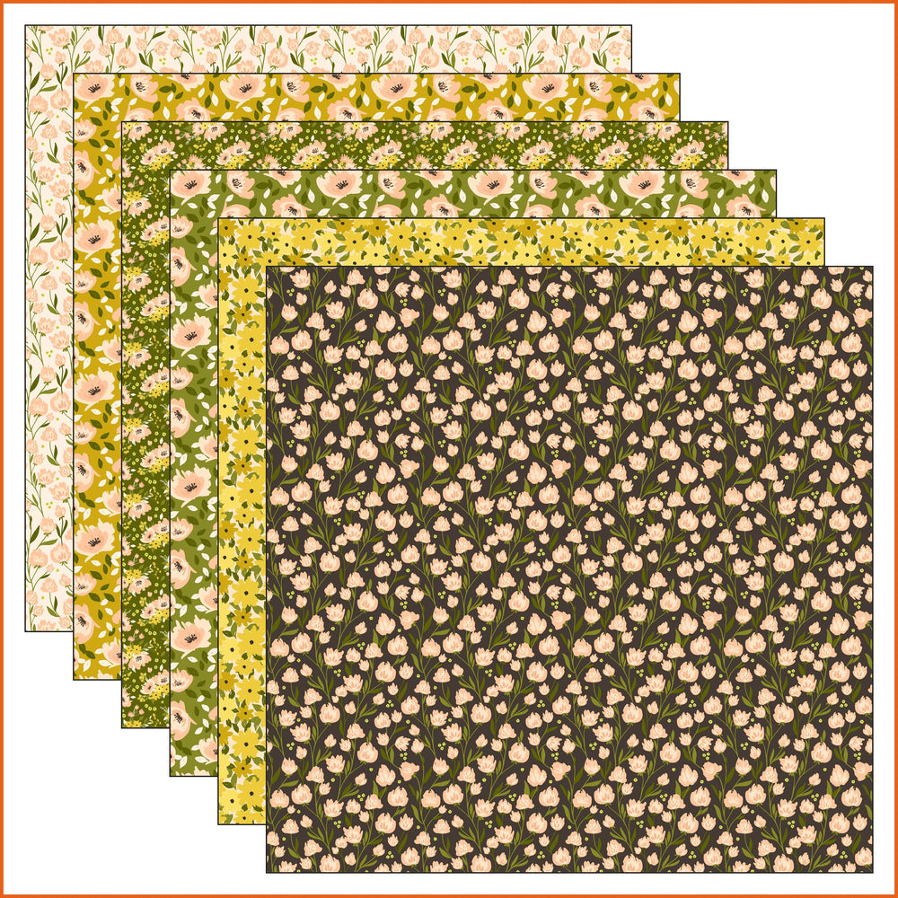 Flower Field Vinyl Pattern