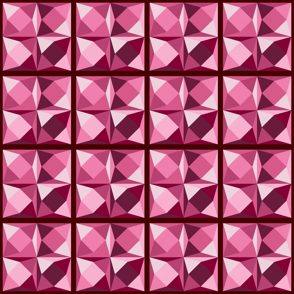 Abstract Geometric Vinyl Pattern