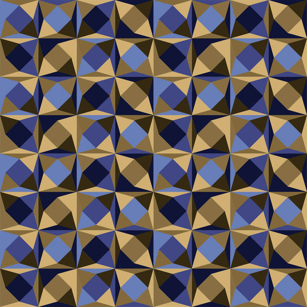Abstract Geometric Vinyl Pattern