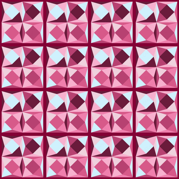 Abstract Geometric Vinyl Pattern