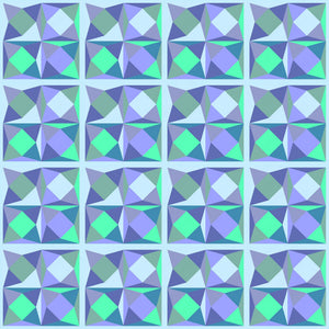 Abstract Geometric Vinyl Pattern