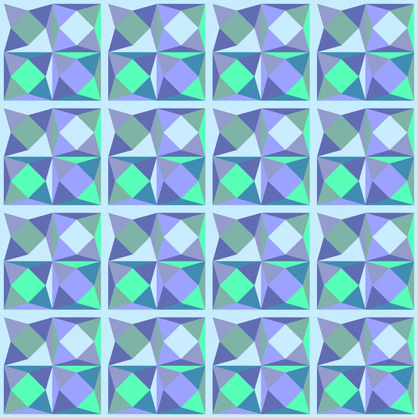 Abstract Geometric Vinyl Pattern