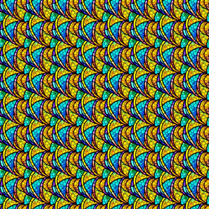 Abstract Stained Glass Vinyl Pattern