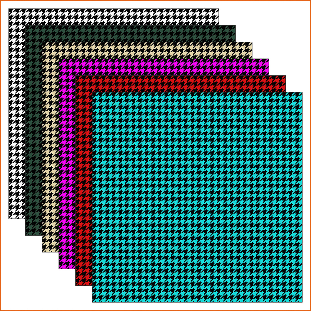 Houndstooth Vinyl Pattern