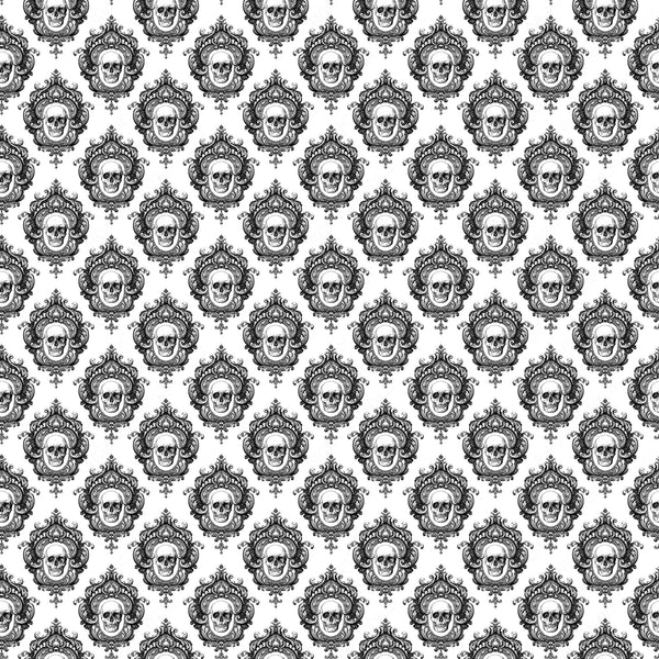 Black White Gothic Vinyl Pattern