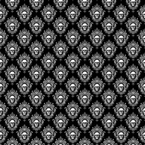 Black White Gothic Vinyl Pattern