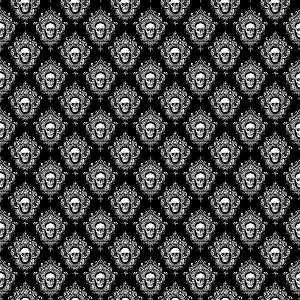 Black White Gothic Vinyl Pattern